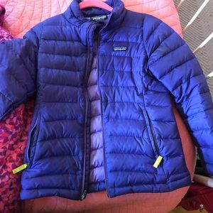 Girls sz med Patagonia down sweater jacket